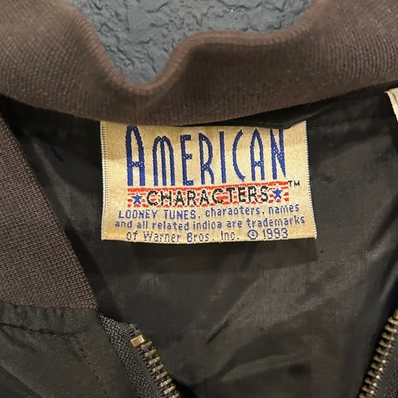 Vintage 1993 Looney Tunes American Characters Jacket Size L by Warner Bros - Picture 4 of 5